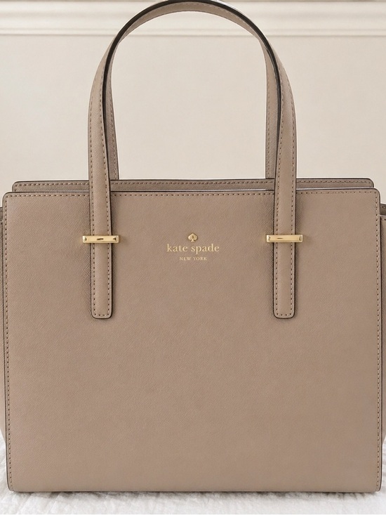 kate spade Handbags - Kate Spade Cameron Street Satchel Taupe Saffiano Leather Classic Work Tote